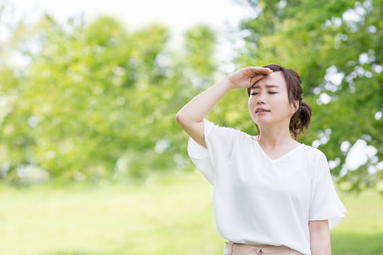 夏バテの人の画像